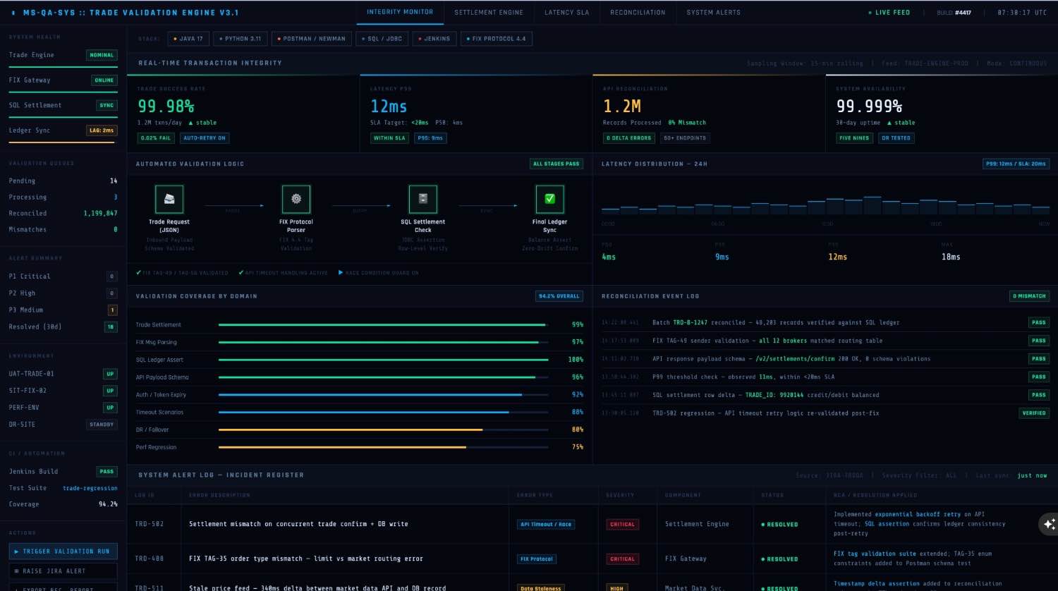 QA Automation & API Testing Portfolio